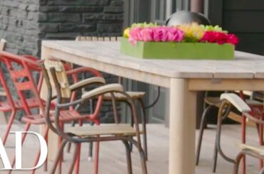 Jessica Alba has the perfect outdoor/indoor dining set up