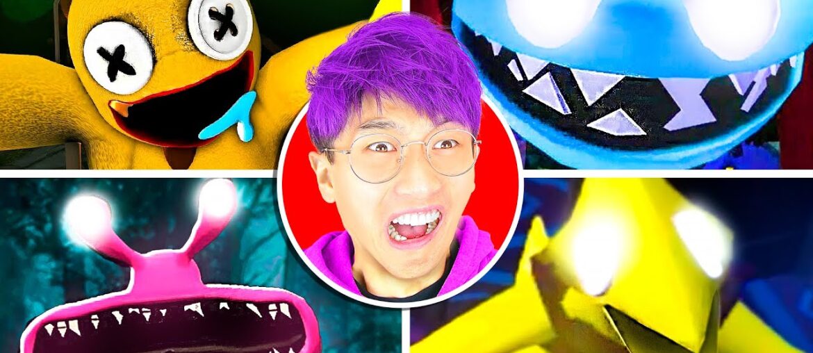 RAINBOW FRIENDS 2 ALL NEW JUMPSCARES vs OLD! (LANKYBOX REACTION!)