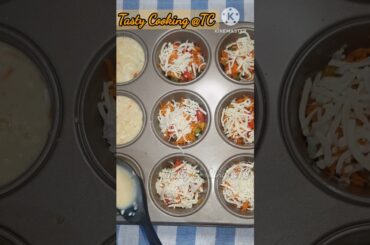 Mini Chicken Quiche in Muffin Tin/ Simple and Easy French Recipe #shorts #miniquicheshorts