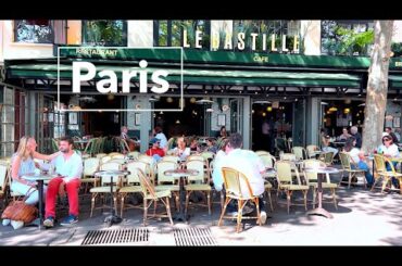 Paris  France - Paris Hot weather - June 13,2023  - 4K HDR 60 fps