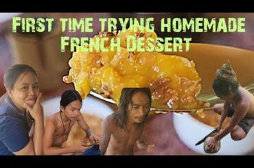 My french roommate made us try a Homemade French Dessert for the first time. Last night in Bohol