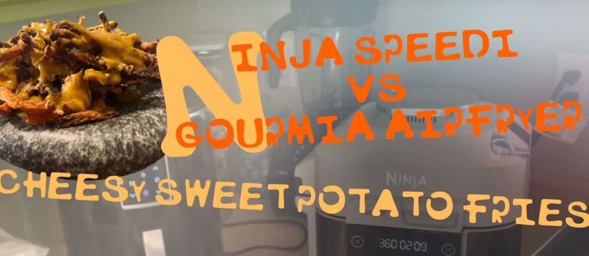 Ninja Speedi VS Gourmia Air Fryer / Cheesy Sweet Potato Fries - The Cookin’ Camper