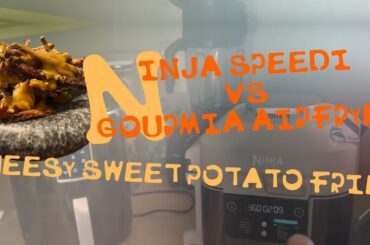 Ninja Speedi VS Gourmia Air Fryer / Cheesy Sweet Potato Fries - The Cookin’ Camper