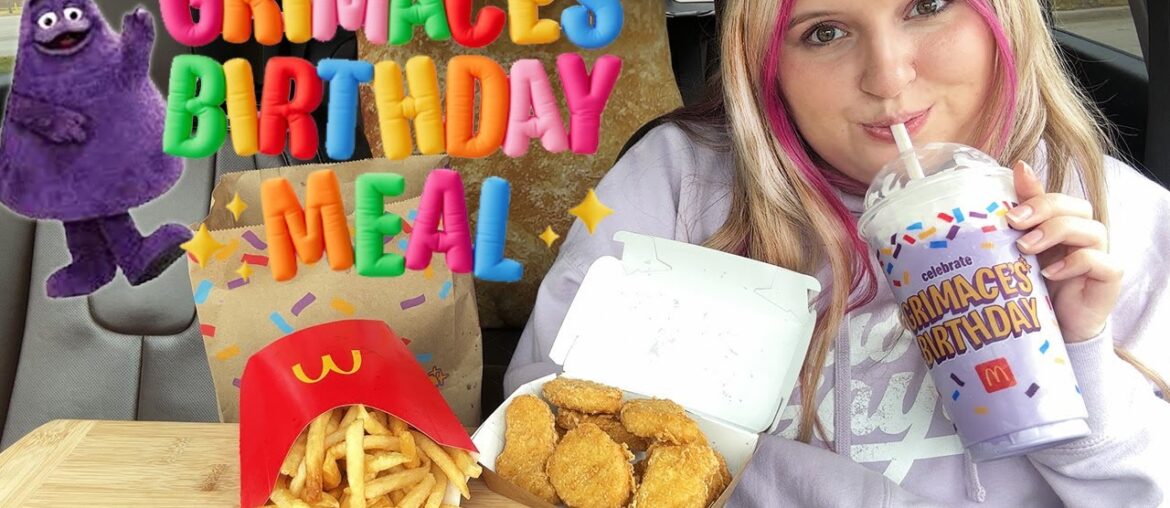 McDonalds Grimaces Birthday Meal! + Launching Memberships!!