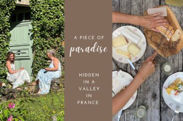 Paradise hidden in a valley in the French Aveyron