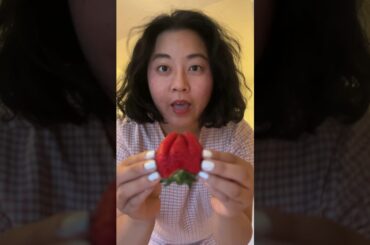 Strawberry crepe adjacent (sorry in french) #cooking #cookingchannel #livingalone