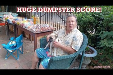 HUGE SCORE!  TODAY'S DUMPSTER DIVE AT ALDI PLUS FANTASTIC CURBSIDE FNDS!