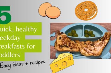 EASY AND HEALTHY TODDLER BREAKFAST IDEAS | FRENCH TOAST | PARATHAS | SANDWICHES