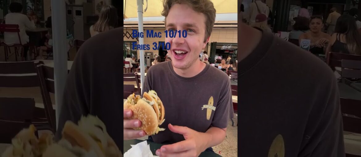 What is McDonald’s like in France? Taste Test! #travel #food #mcdonalds #france #vacation
