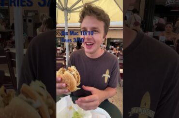 What is McDonald’s like in France? Taste Test! #travel #food #mcdonalds #france #vacation