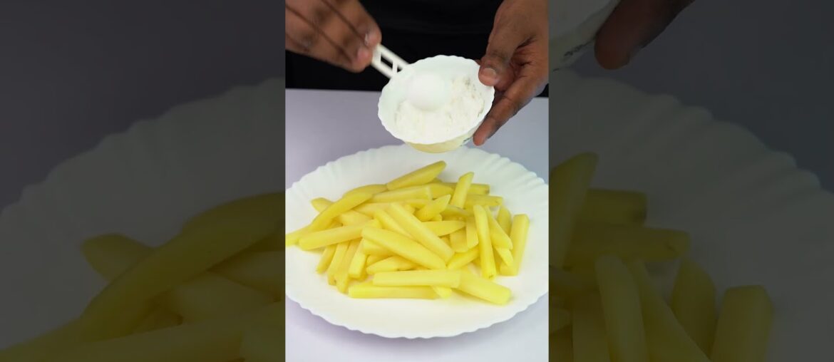 French Fries with Tomato Sauce #shorts #food #cooking #asmr