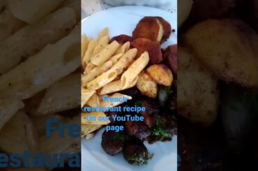 french restaurant recipe #frenchfood #shorts #recipe