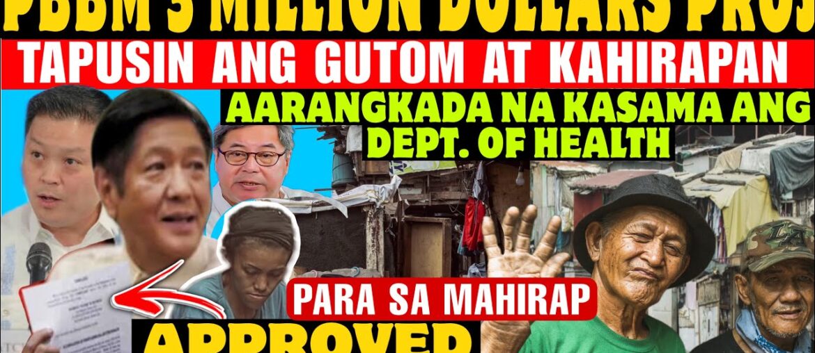 GRABE! PBBM 3MILLION DOLLARS PROJ. PARA SA MAHIRAP UMAARANGKADA NA KASAMA ANG DPWH & DEPT. OF HEALTH