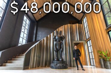 Inside a $48,000,000 Beverly Hills "MODERN BARNHOUSE" Filled with Expensive Art