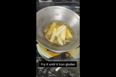 Homemade French fries like McDonald's Easy recipe #cooking #shorts #explorepage #explore #foryou