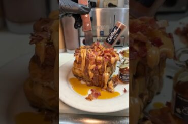 Celebrating Fathers Day with this  French Toast Stack! #food #foodie #foodlover #foodshorts