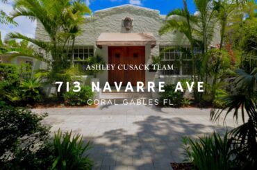 SOLD: Luxury Coral Gables Home at 713 Navarre Ave