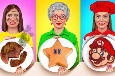 Me vs Grandma Cooking Challenge | Kitchen Hacks and Tricks by Mega DO Challenge