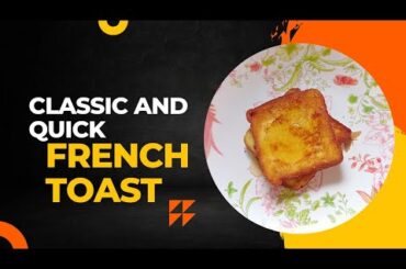 How to make French toast| Classic quick & easy recipe | No Deep Fry #gauharsheikh#frenchtoast#foodie