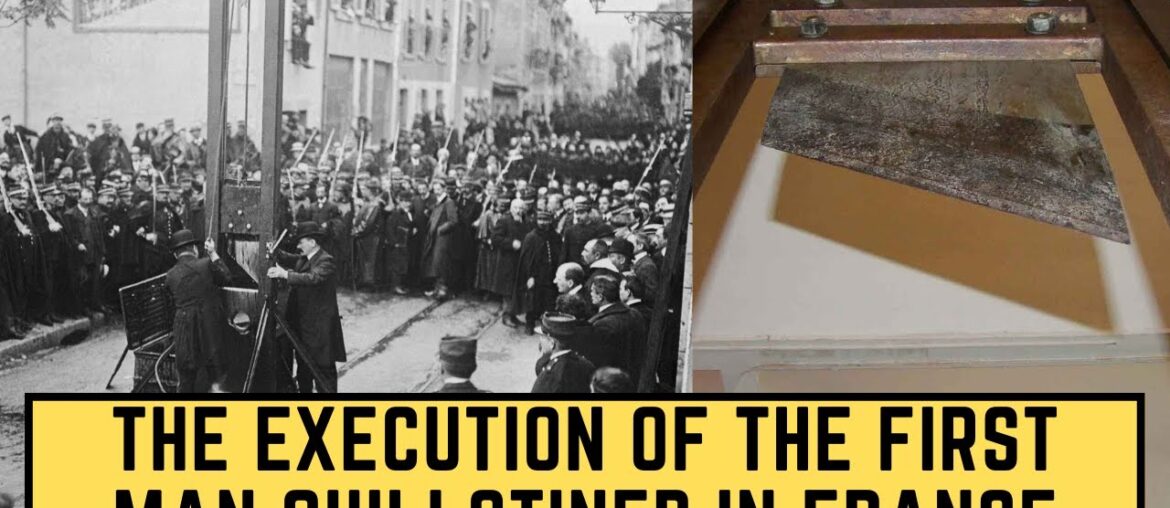 The Execution Of The First Man Guillotined In France