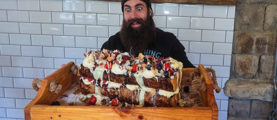 THE GIANT FRENCH TOAST CHALLENGE THAT NOBODY'S MANAGED TO BEAT YET | BeardMeatsFood