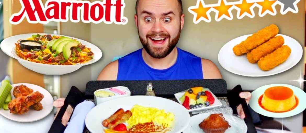 I Only Ate Marriott ROOM SERVICE for 24 HOURS! Hotel Menu Review! I Only Ate Marriott ROOM SERVICE for 24 HOURS! Hotel Menu Review!