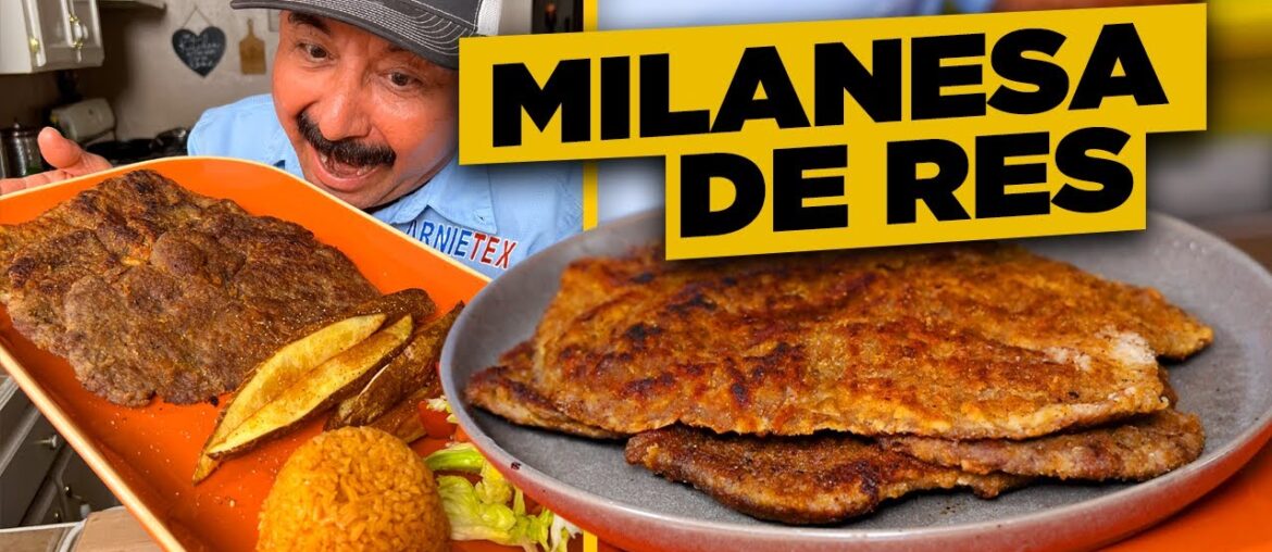 Milanesa de Res Restaurant Style Recipe (Mexican Chicken Fried Steak)