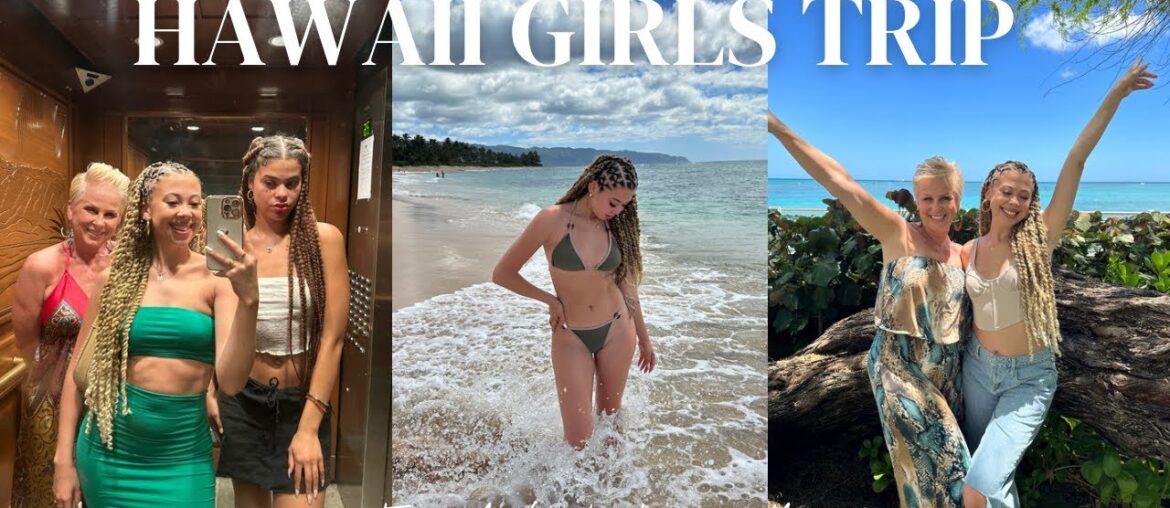 Hawaii Girls Trip Vlog: Zip-lining , Tanning, Food & Fun