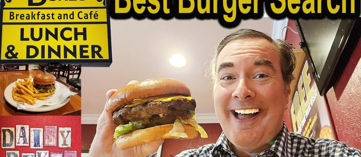 New Orleans Food Adventure: Best Burger Search at Daisy Dukes Restaurant Review Vlog