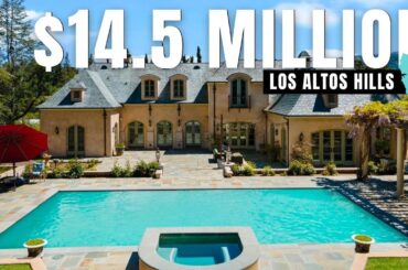 Inside a Luxurious $14.5M French Mansion in Los Altos Hills