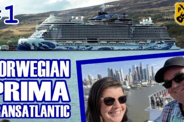 Norwegian Prima 2023 Pt.1 - Embarkation, Indulge Food Hall, Balcony Cabin Tour, Manhattan Sailaway