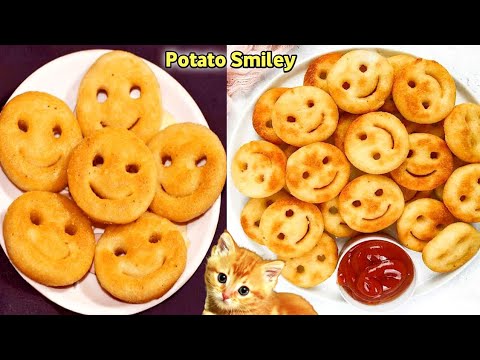 How to make Smile Potato|Emoji Fries | potato snacks |potato recipes @Cooking Beo's How to make Smile Potato|Emoji Fries | potato snacks |potato recipes @Cooking Beo's