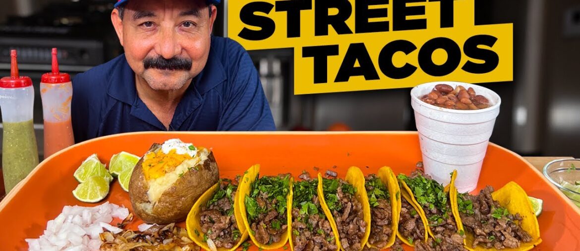 Easy Street Tacos Recipe - Taqueria Style Tacos de Bistec a la Plancha (Super Delicious)