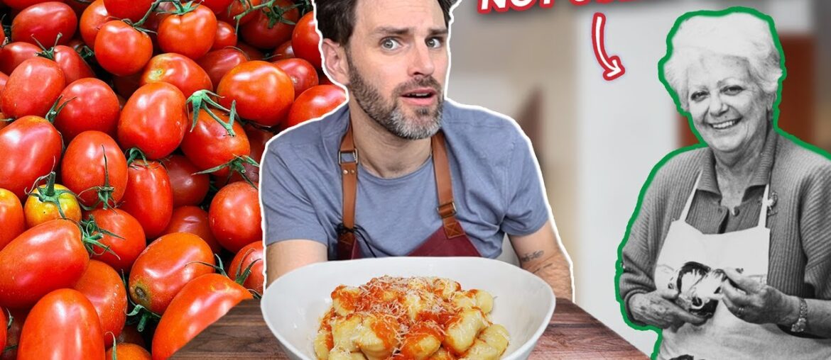 Is this woman the Italian Julia Child & can I master her legendary tomato sauce? Is this woman the Italian Julia Child & can I master her legendary tomato sauce?