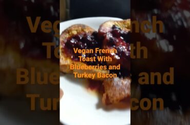 Vegan Blueberry French Toast