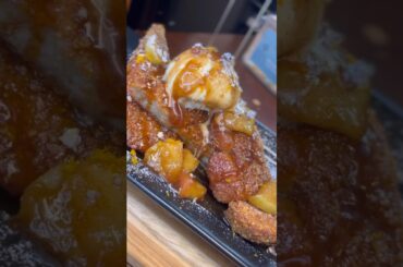 Deep Fried ApplePie French Toast #foodie #food #shorts #ytshorts #fyp