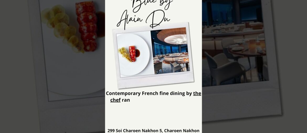 Bangkok’s Best Luxury Riverside Restaurants.