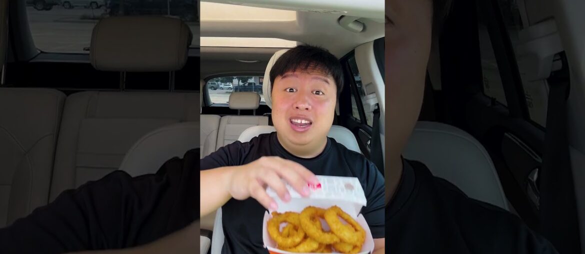 Ranking Fast Food Onion Rings | Who Has The Best? #shorts