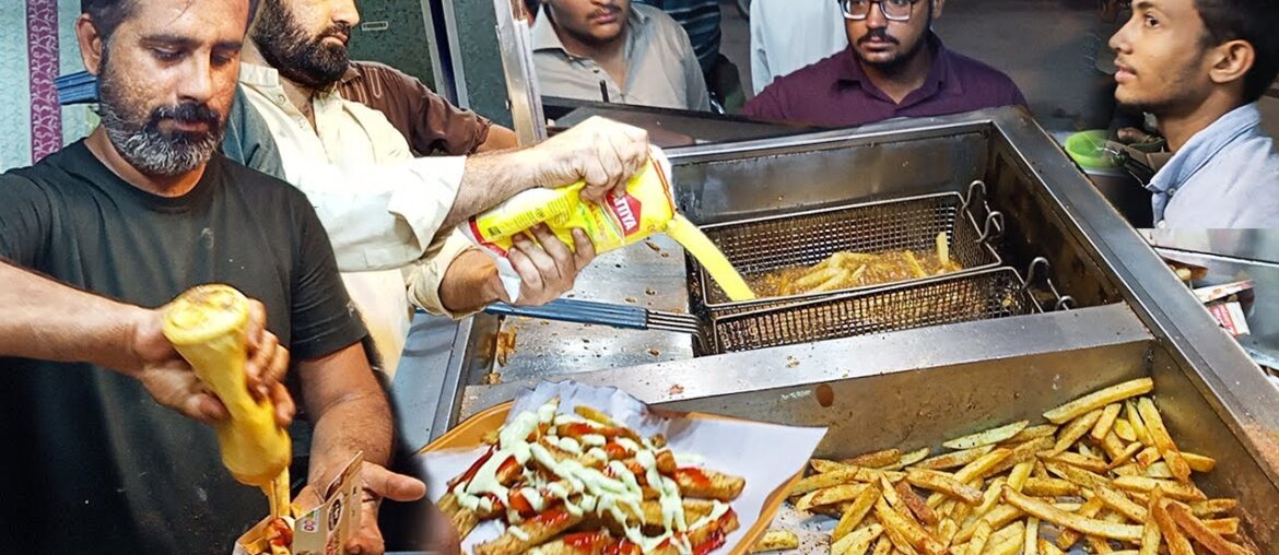 French Fries Street Food l Crispy Mayo French Fries l Pakistani Street Food Aloo Ki Chips French Fries Street Food l Crispy Mayo French Fries l Pakistani Street Food Aloo Ki Chips