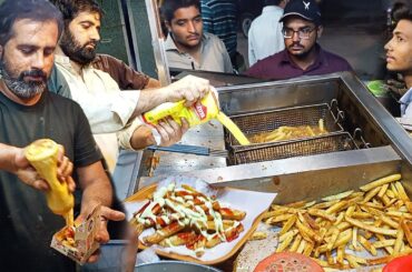 French Fries Street Food l Crispy Mayo French Fries l Pakistani Street Food Aloo Ki Chips