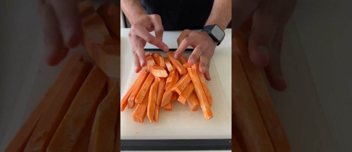 The Secret to Making HEALTHY Fries #shorts