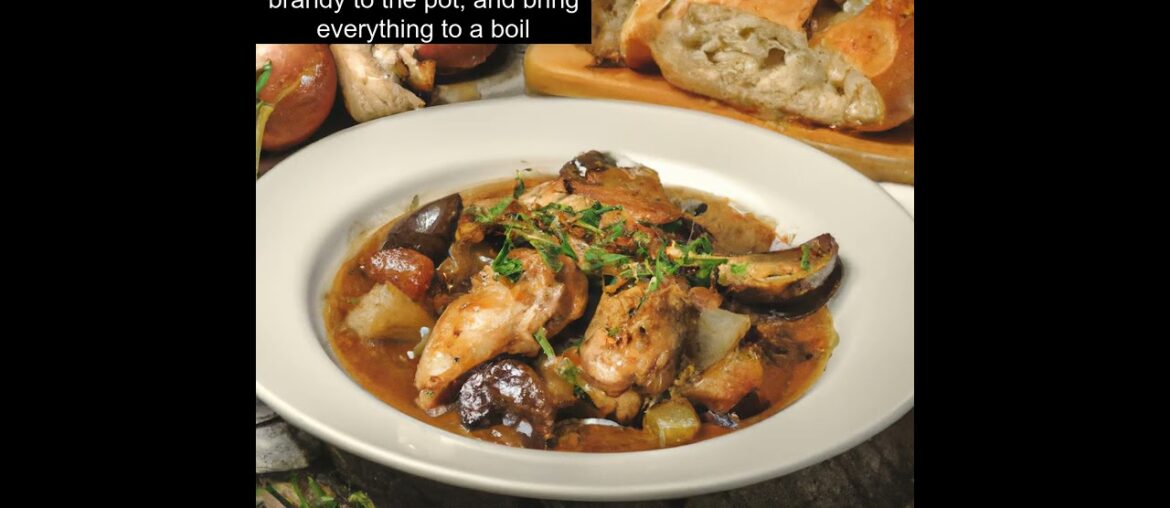 How to Make Classic French Coq au Vin Recipe | Maotai Kitchen