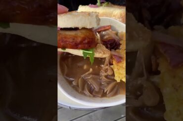 French Onion Soup Recipe with Sausage Sandwich. British sausage recipes for dinner Soup and sandwich