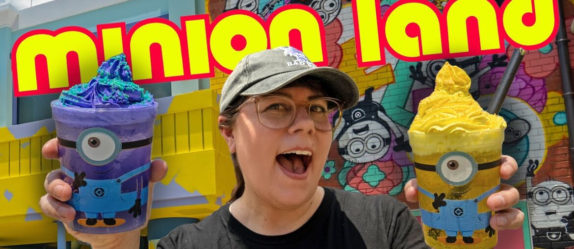 Universal's New Theme Park Land Opens! Best Food in Minion Land? Universal's New Theme Park Land Opens! Best Food in Minion Land?