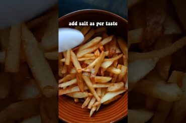 Crispy Masala French Fries | Homemade Easy Snack recipe #shortsviral #shorts #eveningsnacks #easy