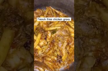 My favorite french fries gravy #ytshorts #food #trending #frenchfries #shorts