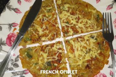 Veg omelette/french omelette/Spanish omelette recipe in tamil/french omelette Indian style/vegetable