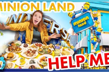 Universal Has a New MINION LAND And I Ate EVERYTHING