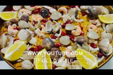 Paella (Big Green Egg  Smoked with CherryWood)