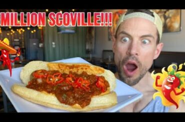 3 MILLION SCOVILLE "SNAKEBITE" SPICY RATTLESNAKE & RABBIT HOTDOG AT TWISTED DISTRICT | MAN VS FOOD